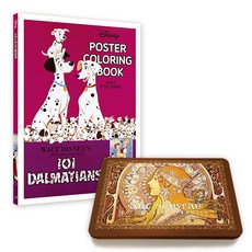 迪士尼海報著色本 + 50色鐵盒彩色鉛筆, Artnouveau, 迪士尼/皮克斯工作室