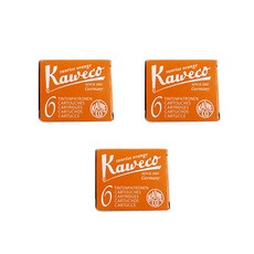 Kaweco 墨水匣, 日出橙, 18個