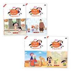 好奇少女露娜 第1輯 4片DVD套組 兒童科學探索英語 含英韓對照劇本, 4CD