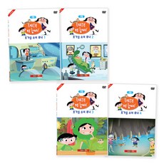 好奇少女露娜 第2輯 4種DVD套組 兒童科學探究英文 含英韓對照劇本, 4CD