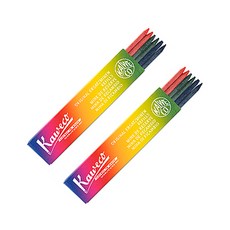 카웨코 올퍼포스컬러 샤프심 적녹청, 3.2mm, 12개, 12개
