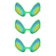 外星人潮人太陽眼鏡, 綠色雷射, 3個