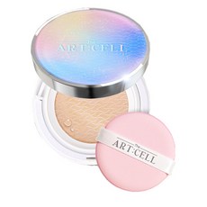The ART:CELL 極光珍珠亮白氣墊粉餅 16g+補充裝 16g, Aurora Beige, 1組