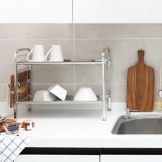 INEX 雙層餐具晾乾架 C款, 單色