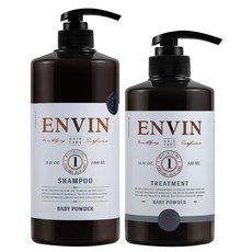 앙방 베이비 파우더 퍼퓸 샴푸 1000ml + 트리트먼트 500ml 세트, 1세트