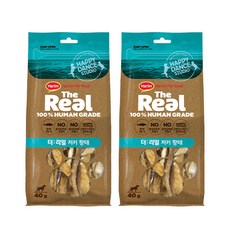 하림펫푸드 강아지 더리얼 져키, 황태, 40g, 2개