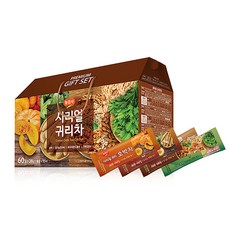 늘감사 시리얼귀리차 종합선물세트, 호박 20g x 15p + 쑥 20g x 15p + 호두아몬드율무 20g x 15포p + 안동참마 20g x 15p, 1세트