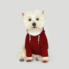 浮力標準連帽狗狗衣服, 紅色的