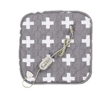 THEANN 雙面電熱墊 DHB-P1019, 十字灰, 1人