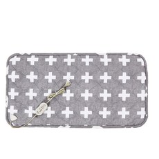 THEANN 雙面電熱墊 DHB-P1019, 十字灰, 2個人