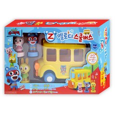꼬마히어로 슈퍼잭 멜로디 스쿨버스 작동완구, 혼합색상, 1개