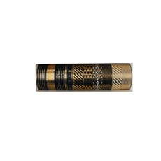 DOnG-A Pms 金色裝飾圖案紙膠帶10款套組 15mm x 5m, 黑色 + 金色, 1套