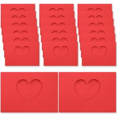 하트 포인트 봉투, 레드, 20개