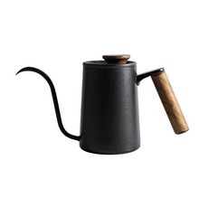 KALDIN Brewo咖啡沖泡細口壺600ml, 黑色, 1入