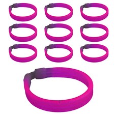 Party09 手環型夜光手環, 10個, 粉紅色