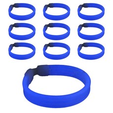 Livingda 手環型夜光手環, 10個, 藍色