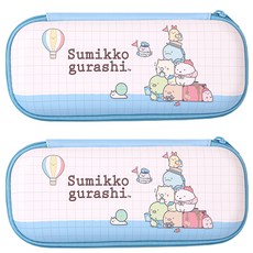 Magic Channel Sumikkogurashi 方形圓盒 鉛筆盒 2, 藍色, 2個