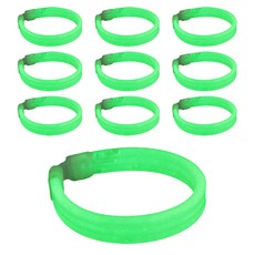 Livingda 手環型夜光手環, 10個, 綠色
