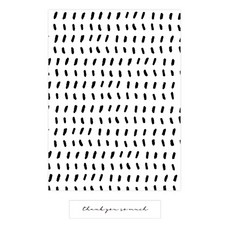 Donna&deco 禮物紙袋 素描 Miné 20入 + Thank you so much 透明貼紙 20入, 混合色, 1套