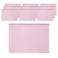 kkukku kkakka 烹飪彩色素描本粉色10p, 8 開, 17張