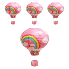 리빙다 열기구 천장장식, 핑크