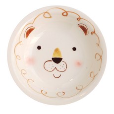 모이내츄럴 원형 어린이 접시 M, 사자, 1개