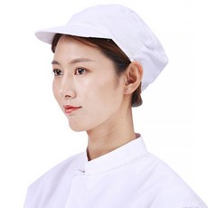 마켓에이 공장 요식업 위생 모자, 화이트, 10개