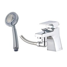 DOOJIN 方臉盆一孔組合淋浴龍頭套組DB407, 1套