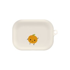 GOOSPERY Mercury 水果角色設計 AirPods Pro 保護殼, 單一商品, 哈囉橘子
