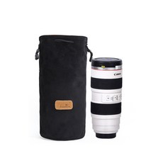 K mera 防震 DSLR 鏡頭袋 黑色 L, 單一商品, 1個