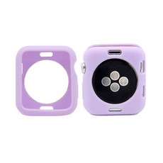 apent Apple Watch 6/SE/5/4馬卡龍啞光保護殼 40mm, 紫紅色, 1個