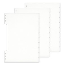 Mailseutonsamyugo Plancus 索引文件水平 A4, 半透明, 3個