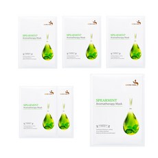 AROMA YONG 留蘭香香薰植物面膜, 6個, 1入