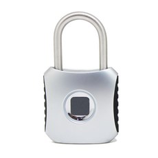 지문인식 사물함 자물쇠 실버, KEY-F30