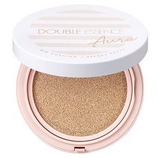 더블 에센스 아우라 빅 쿠션파운데이션 SPF50+ PA+++ 25g, 2호 웜베이지, 1개
