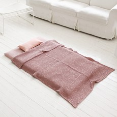 그린앤아트 피그먼트 하늘 낮잠이불 세트, 핑크