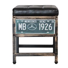 21C Trend 復古收納凳單人椅, 金子