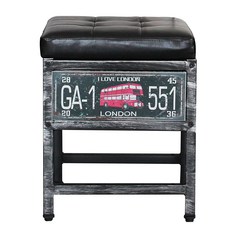 21C Trend 復古收納凳單人椅, 銀色