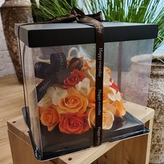 Decocomanie 滿滿香皂花盒, ORANGE, 1個