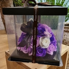 Decalcomanie 滿滿香皂花盒, 紫色, 1個