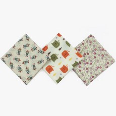 woojooi 兒童用 朵蘭朵蘭 棉質圍巾 3件組