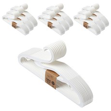 OBJET NUVO 防滑天鵝衣架, 白色, 100個