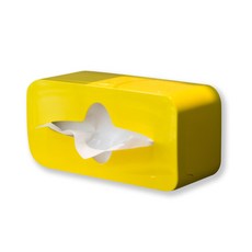 面紙盒 S號, 黃色, 1組