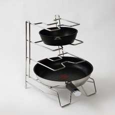 INEX 4層平底鍋收納架, 單色, 四段