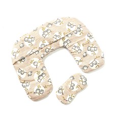 PAT-N-ZZIM 糙米U型熱敷袋+專用布套+熱敷眼罩組, 1套