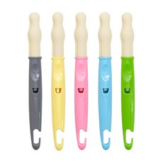 리에또 고리형 뉴폼 약병 세척 솔 5P, 1세트, 혼합색상