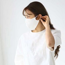 NALOKS 優質可水洗立體口罩 M, 白色的, 1個