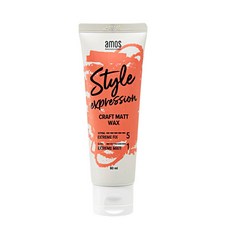 amos PROFESSIONAL 霧面造型髮臘, 80ml, 1入