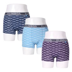 ELINBOA 男士四角內褲3入組