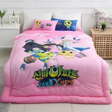 boneve 辛比的怪怪屋印花寢具組, 粉色